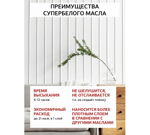 Заказать Универсальное масло СУПЕРБЕЛОЕ WOOD&HOUSE Серия ПРОФИ в Домодедово, Московская область